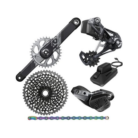 Sram Grupo de Cambios X01 AXS Eagle 1X12-BicicletaFlama- Colección