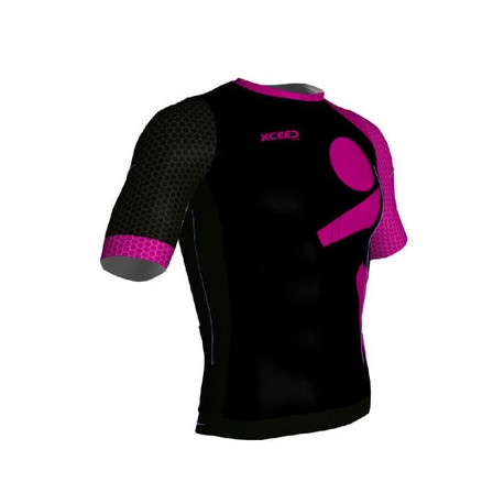 WRB Jersey W Negro Rosa-BicicletaFlama- Jerseys W