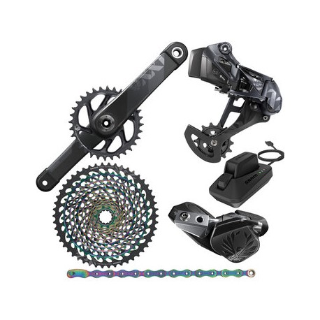 Sram Grupo de Cambios AXS XX1 Eagle 1X12-BicicletaFlama- Groupsets