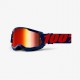 100% Goggle Strata 2 Masego Mirror Red