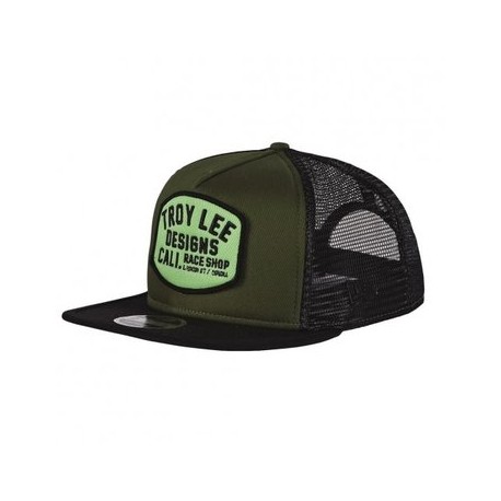 Troy Lee gorra Block Works Snapback Army Osfa